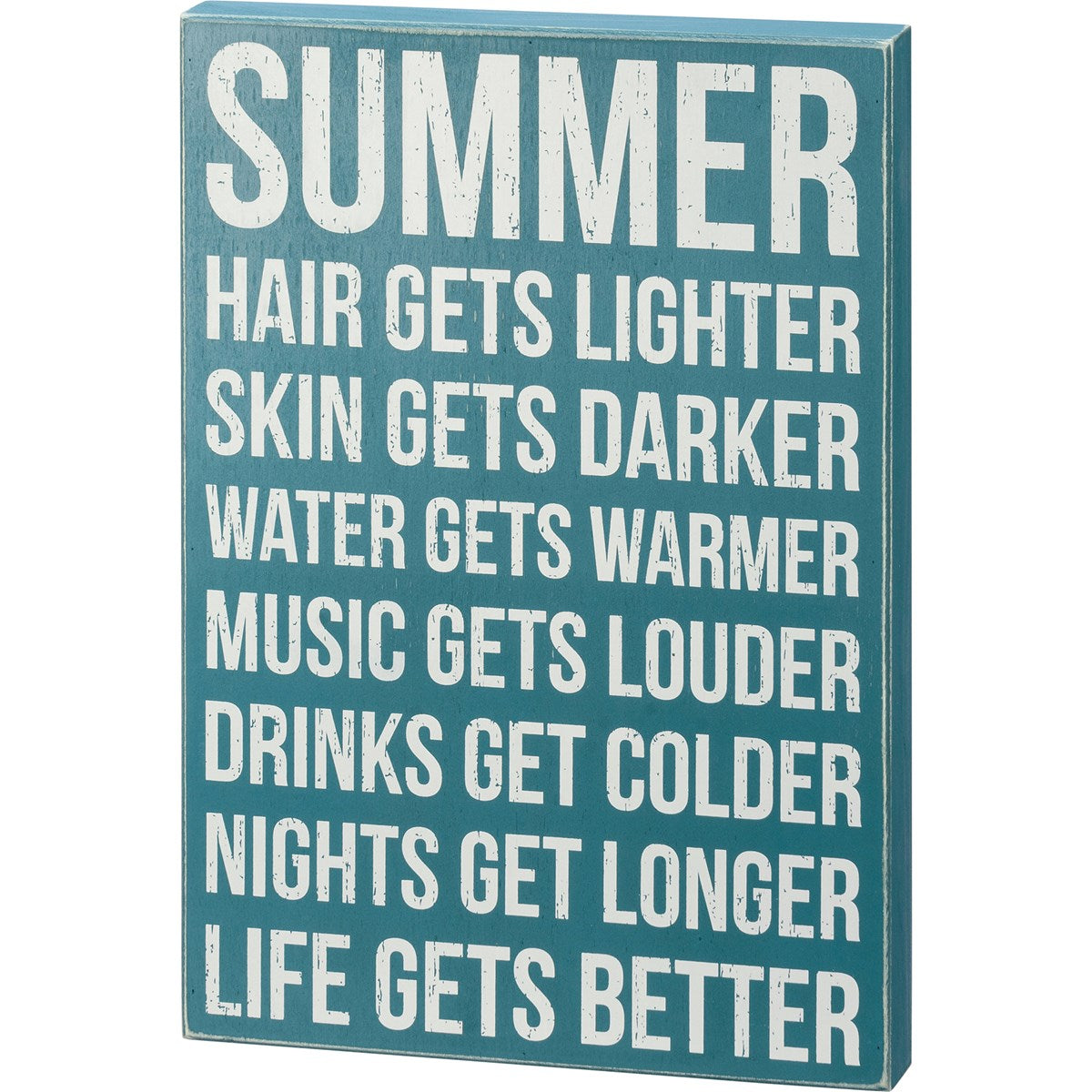 Box Sign - Summer Life Gets Better