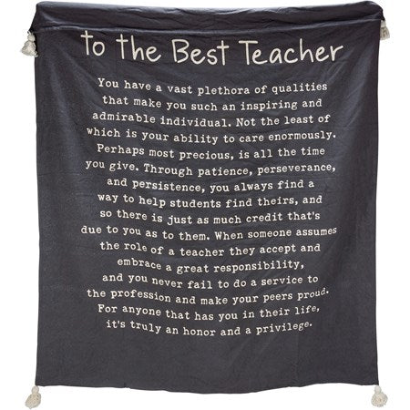 Blanket - To The Best Teacher