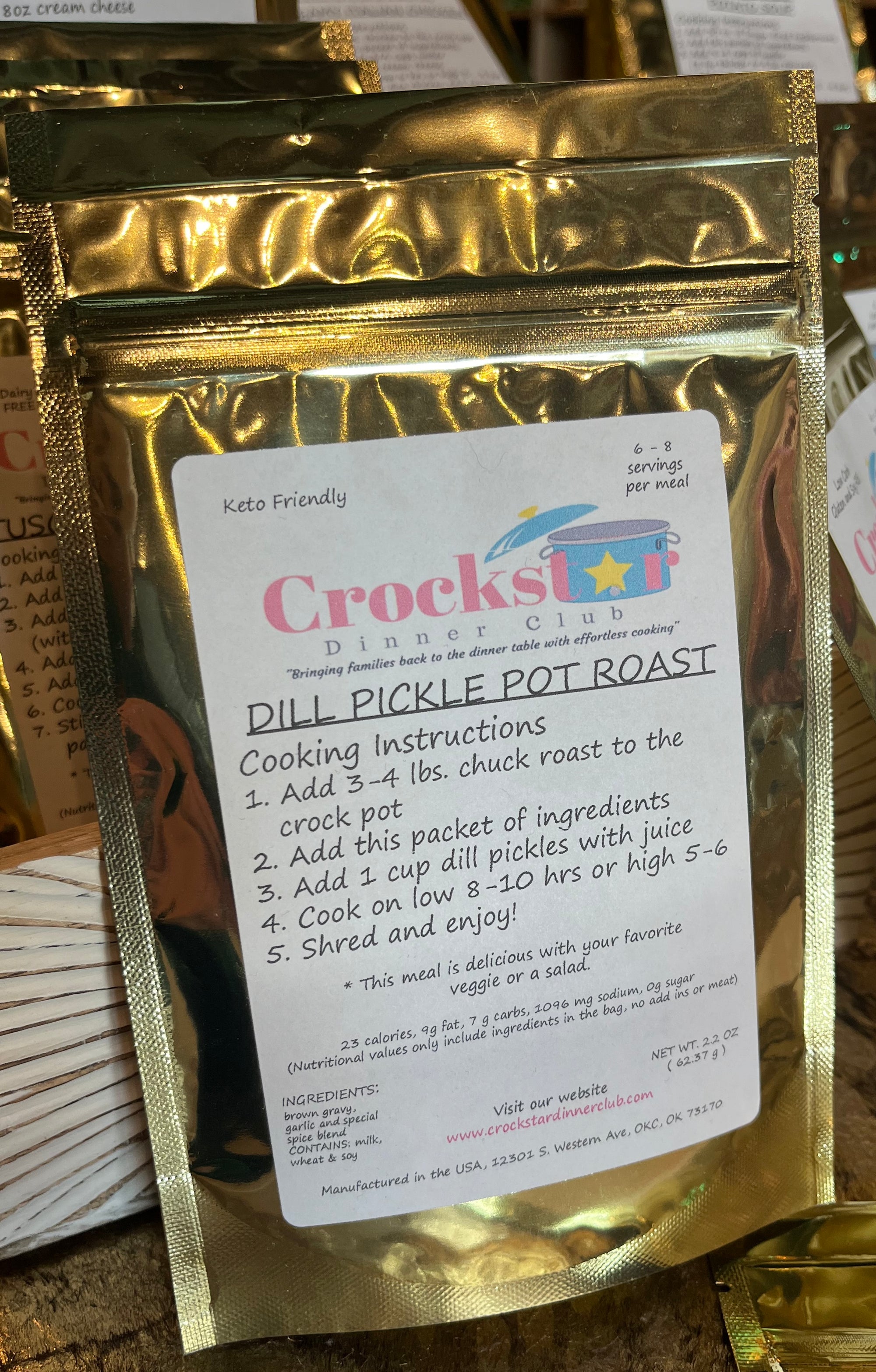 Crockstar Dinner Club - Dill Pickle Pot Roast