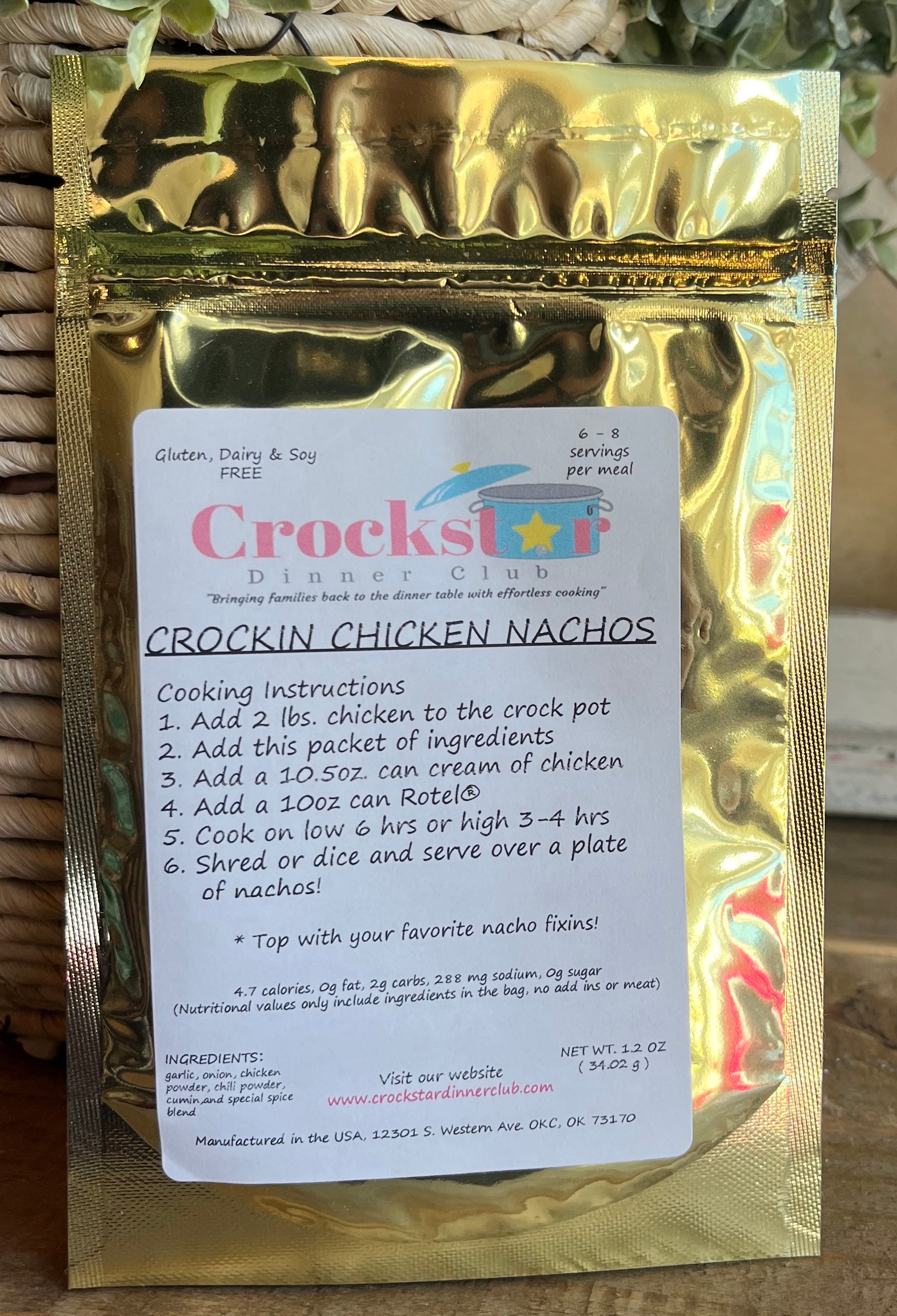Crockstar Dinner Club - Crockin Chicken Nachos