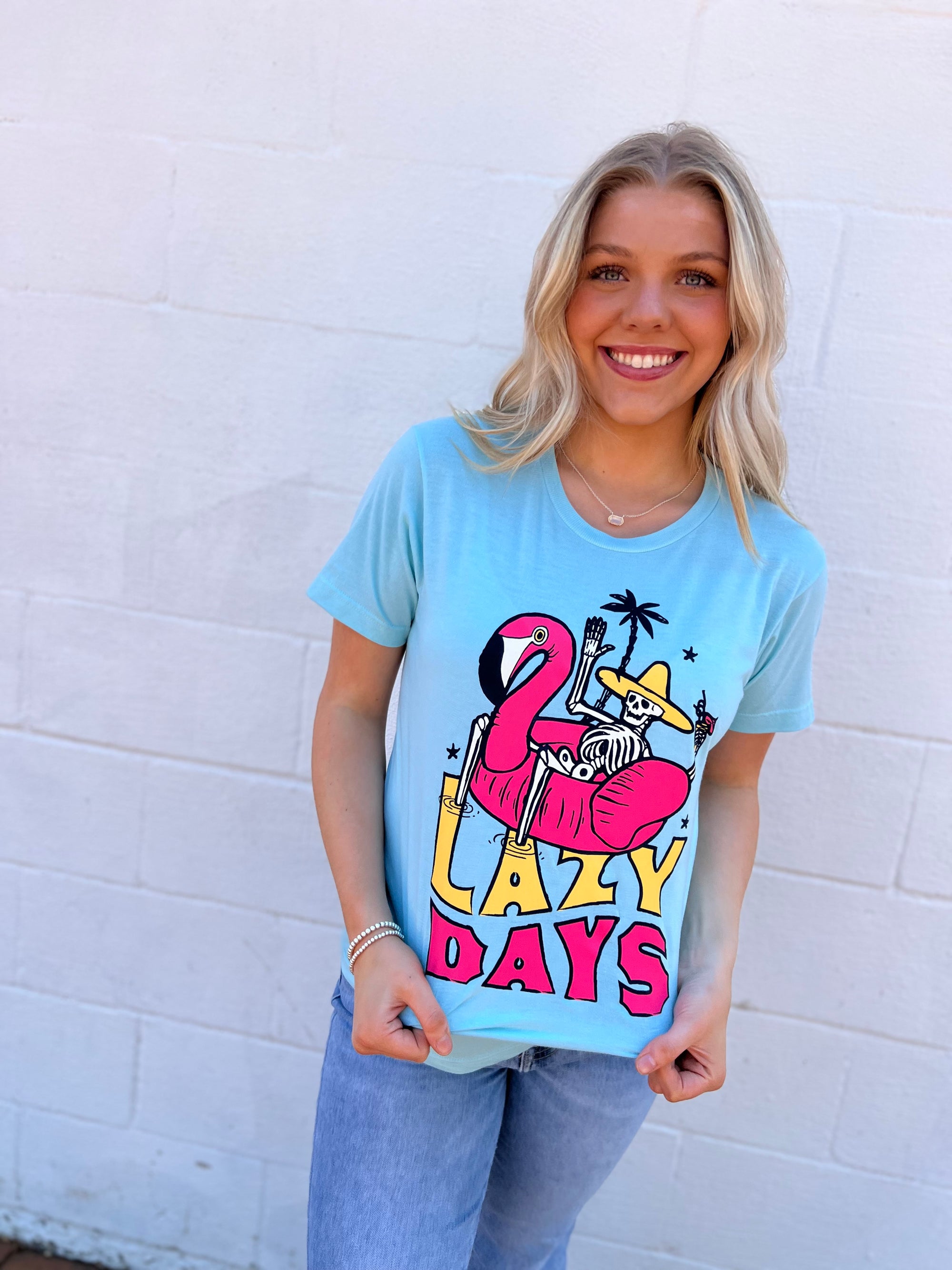 Graphic Tee - Lazy Days