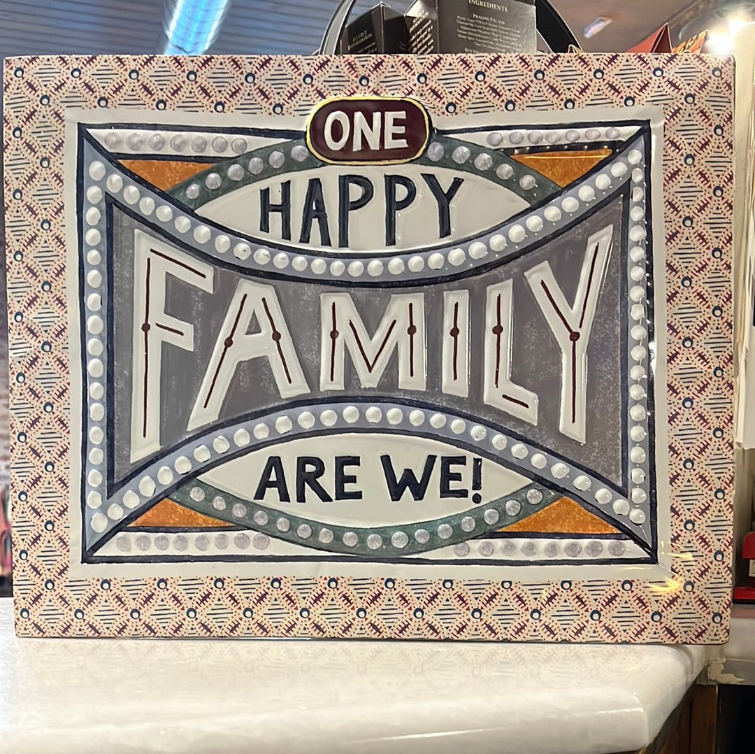 Metal Sign - Happy Family