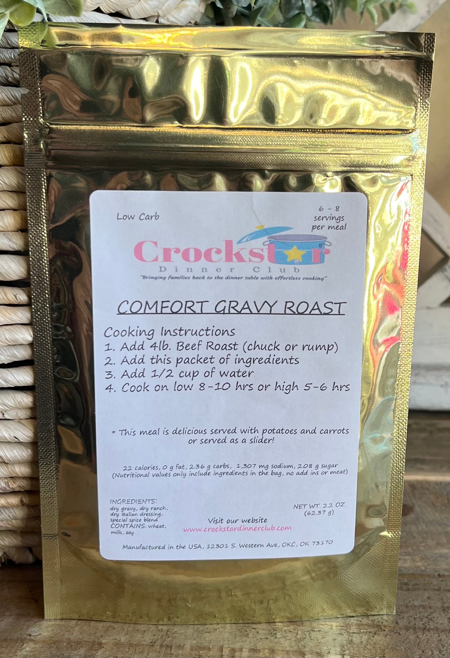 Crockstar Dinner Club - Comfort Gravy Roast