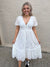 Blu Pepper Chantilly Cutie Dress - White