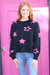 Oddi Go Far Rock Star Sweater - Black/Fuchsia