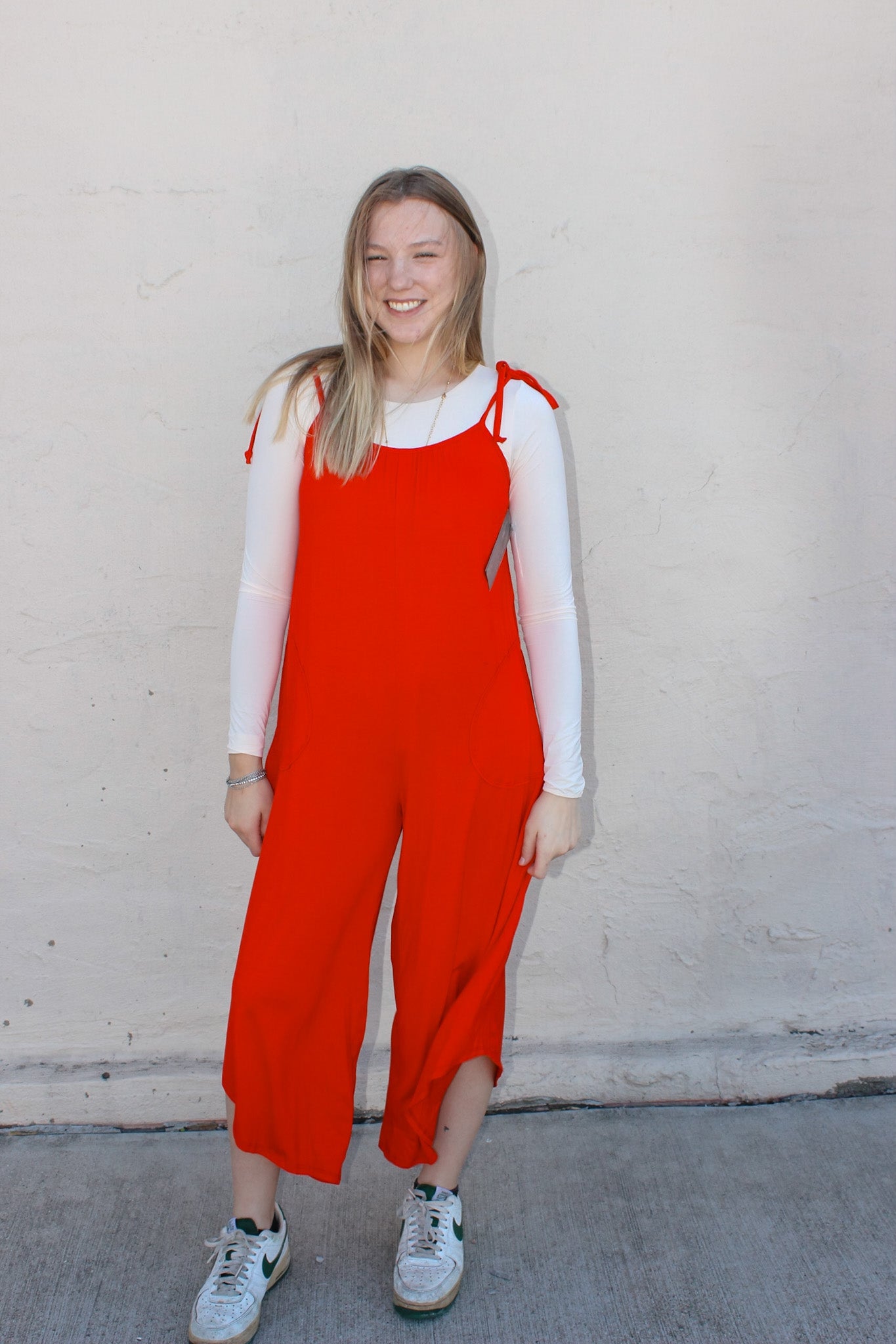 Rae Mode Never Can Tell Jumpsuit - Red