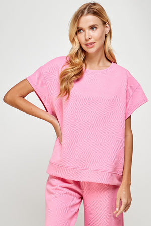 SEE AND BE SEEN - Bubble Gum Pink - Top - Between the Lines Set