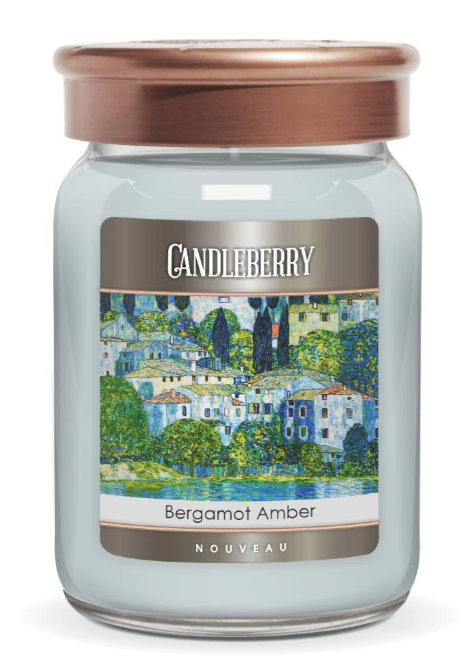 Candleberry - Bergamot & Amber - Nouveau Large Jar