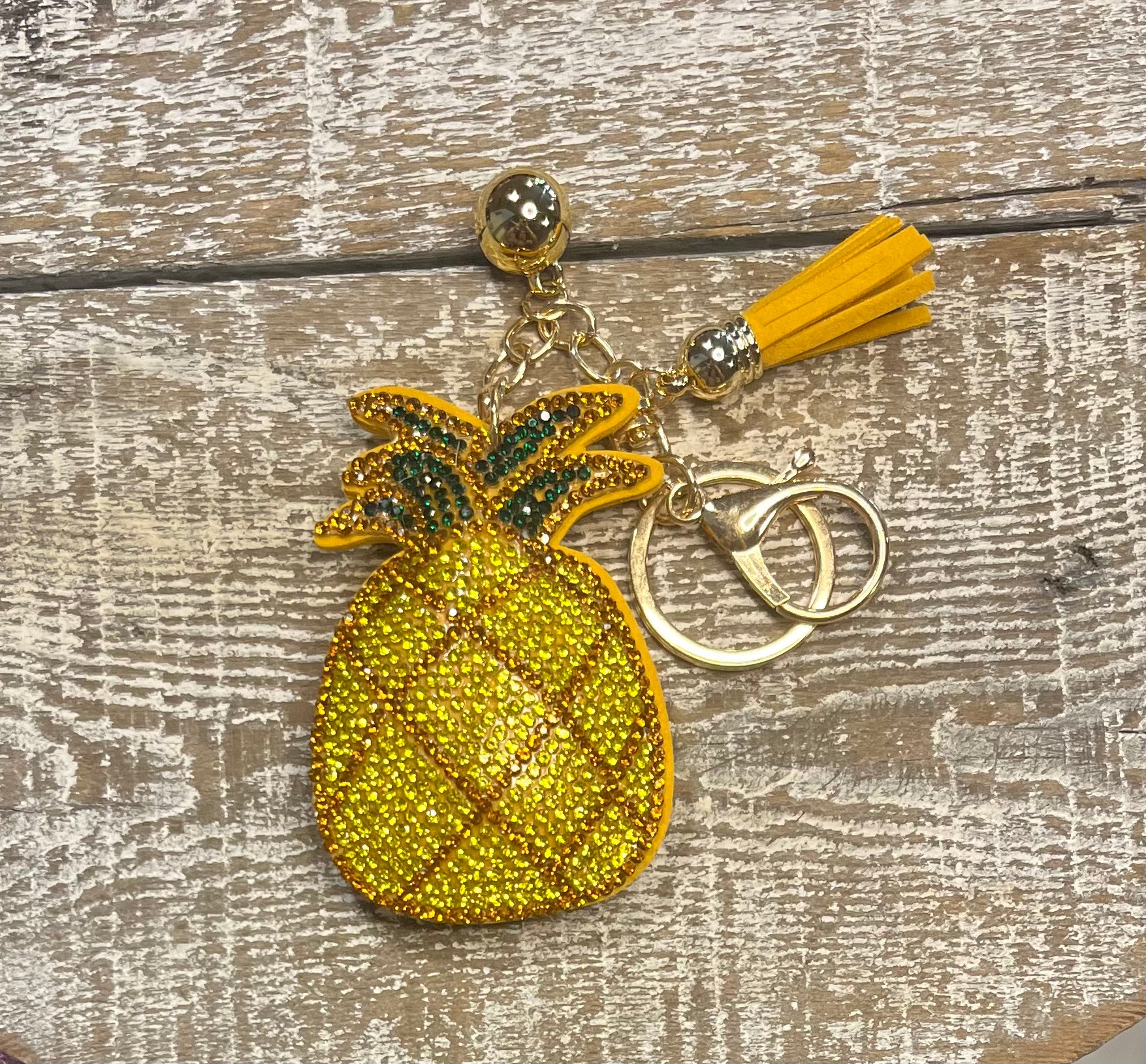 Keychain - Pineapple Rhinestone