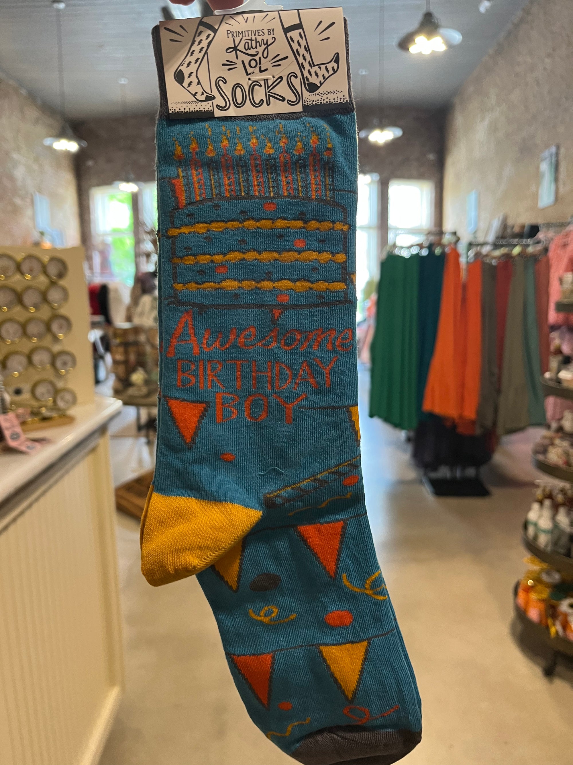 Socks - Awesome Birthday Boy
