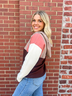 Kori Fall Feelings Colorblock Top