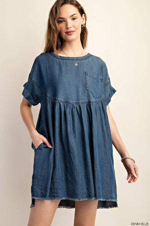 Kori That Special Moment Denim Shirt Dress