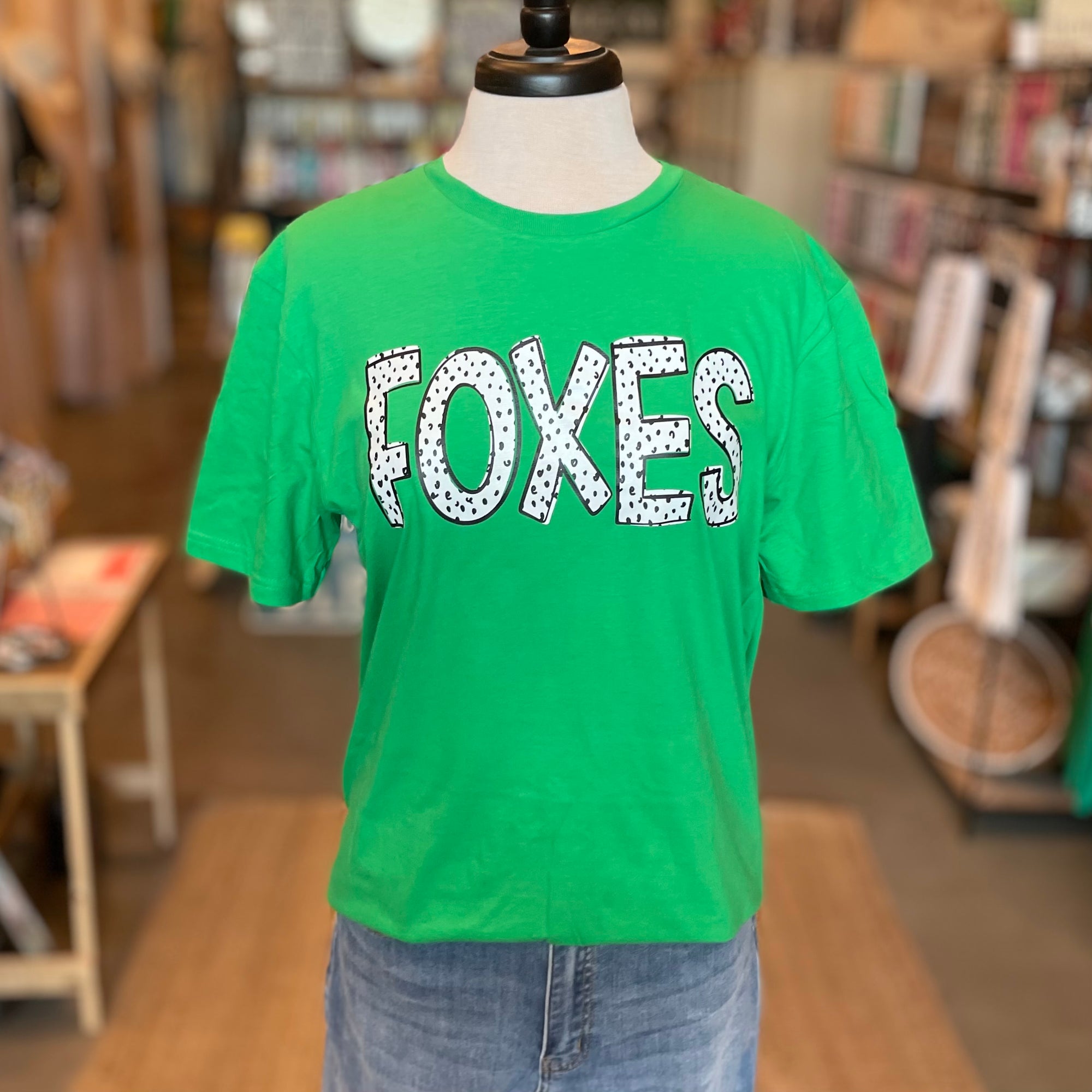 Graphic Tee - Caddo Mills Foxes Dots