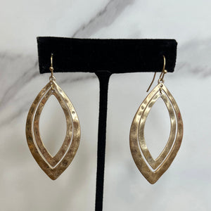Earrings - Double Trouble Gold