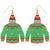 Christmas Ugly Sweater Acrylic Dangle Earrings