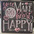 Chalk Sign - Heart Happy