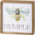 Inset Sign - Bee Humble