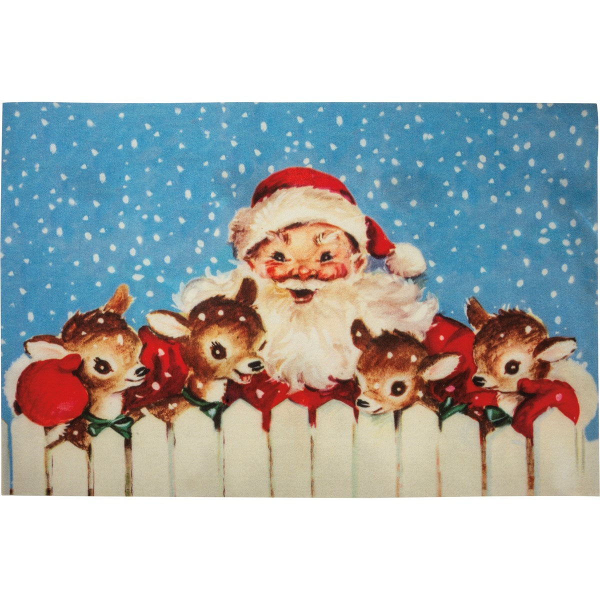 Rug - Santa And Reindeer