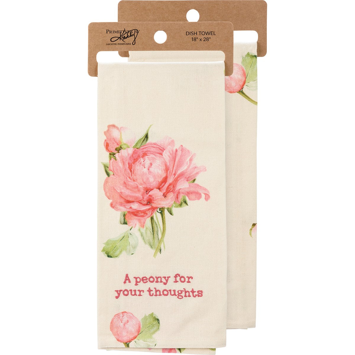 Towel - A Peony For Your Thoughts