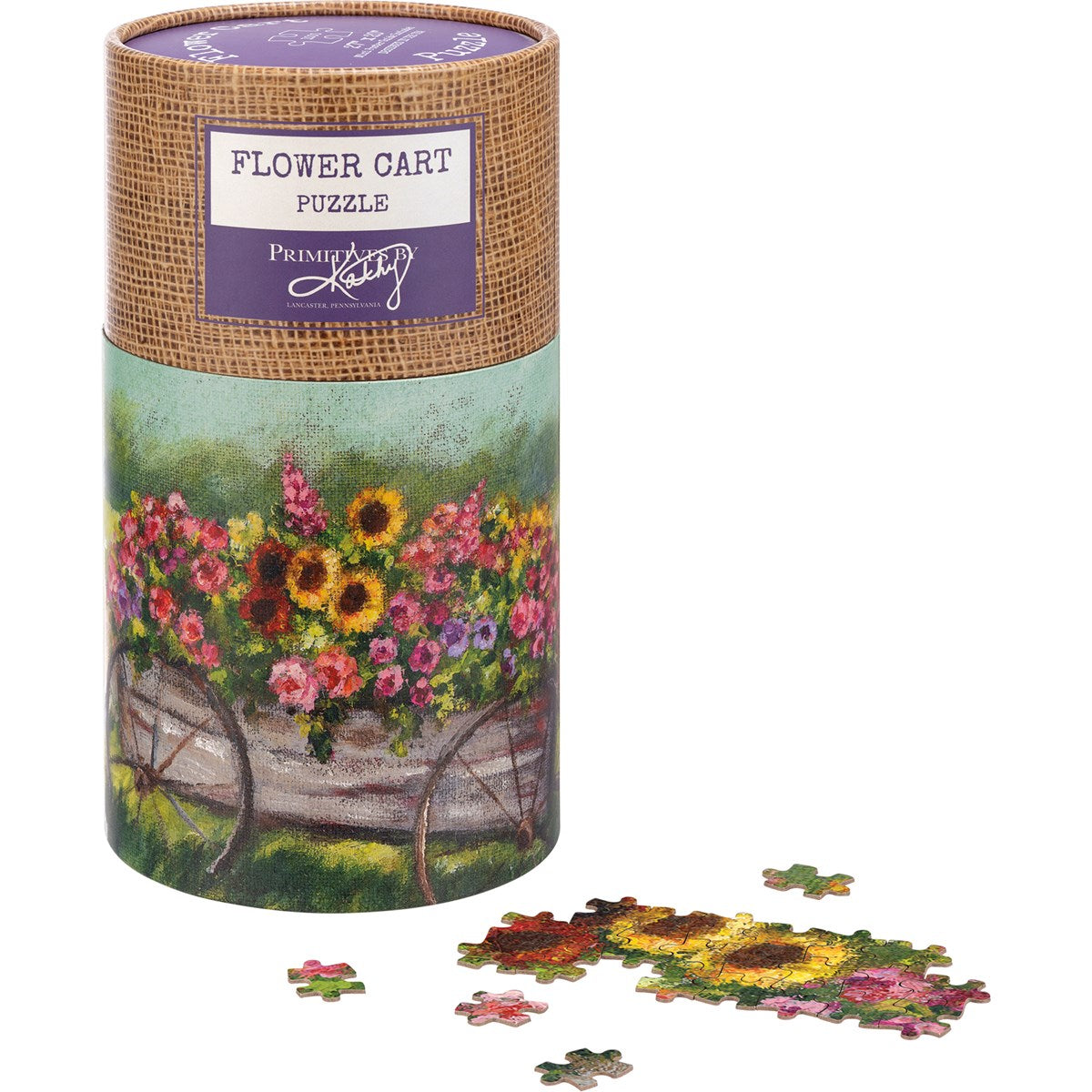 Games - Flower Cart Puzzle Tube