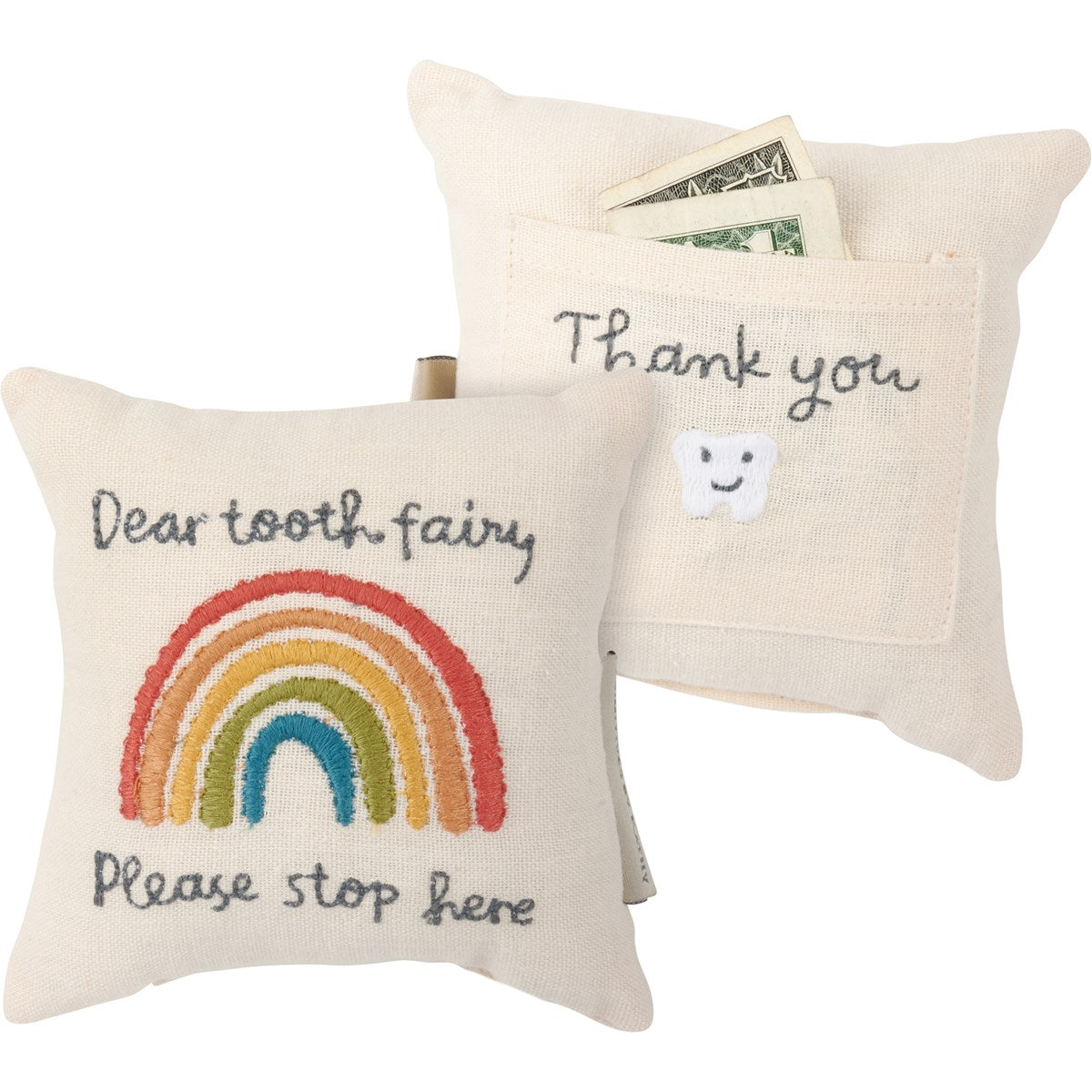 Pillow - Tooth Fairy Rainbow