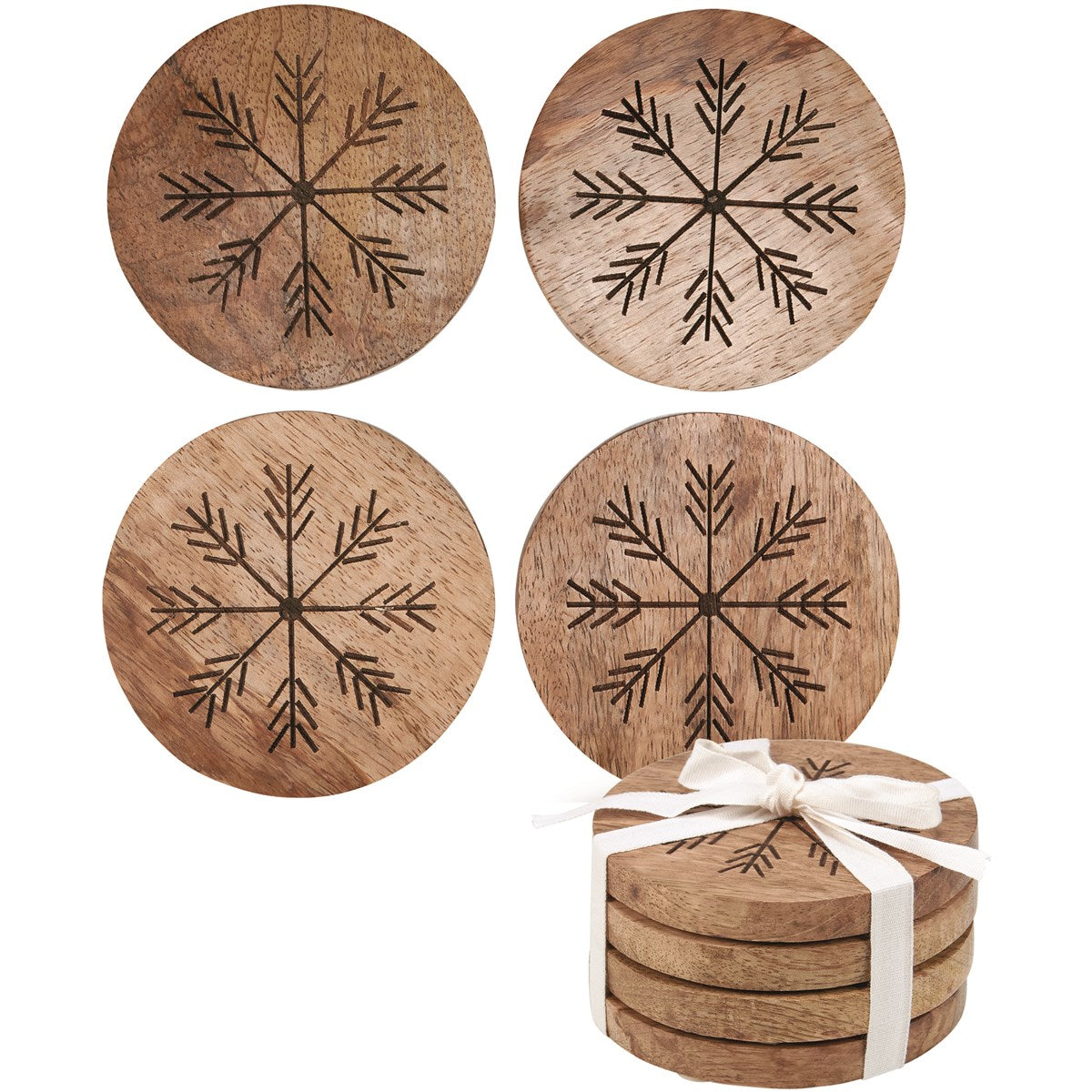 Coaster Set - Snowflakes