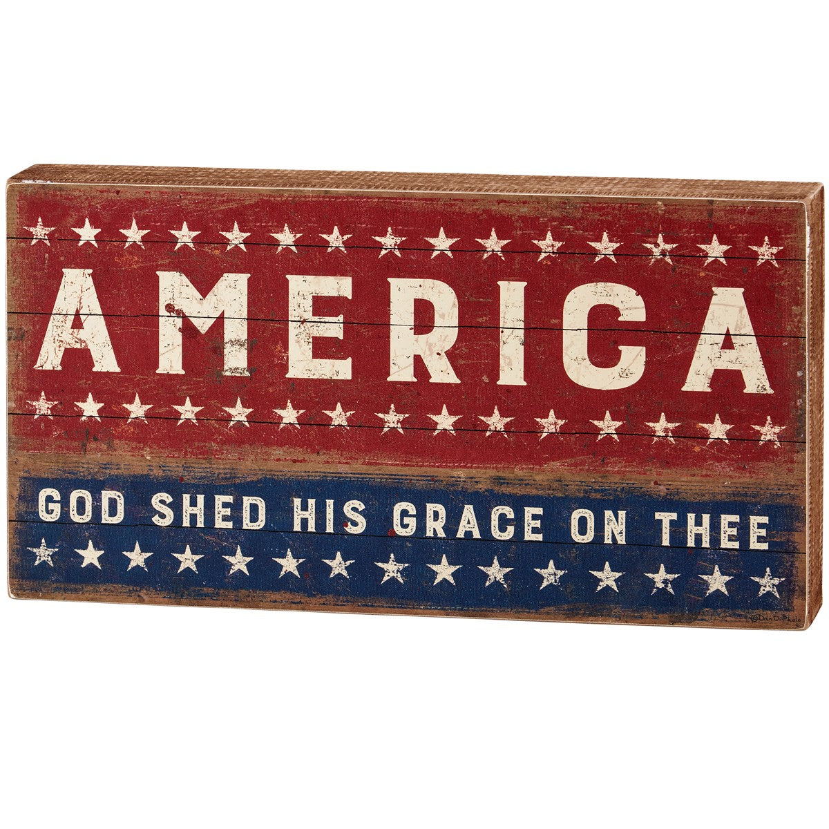 Box Sign - God Shed His Grace