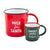 Mug Set - Enamel Santa