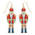 Christmas Nutcracker Epoxy Dangle Earrings