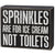 Sprinkles For Ice Cream Not Toilets Box Sign