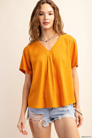 Kori Eliana V-Neck Top