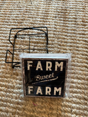 Farm Coaster Set
