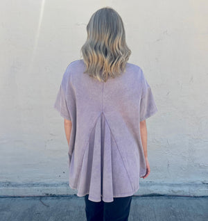 Easel Superstar Tee - Dusty Lilac