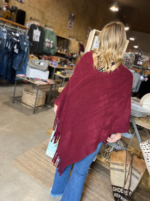 Not Your Granny's Shawl - Burgundy