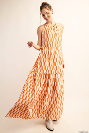 Kori Candy Corn Princess Maxi Dress