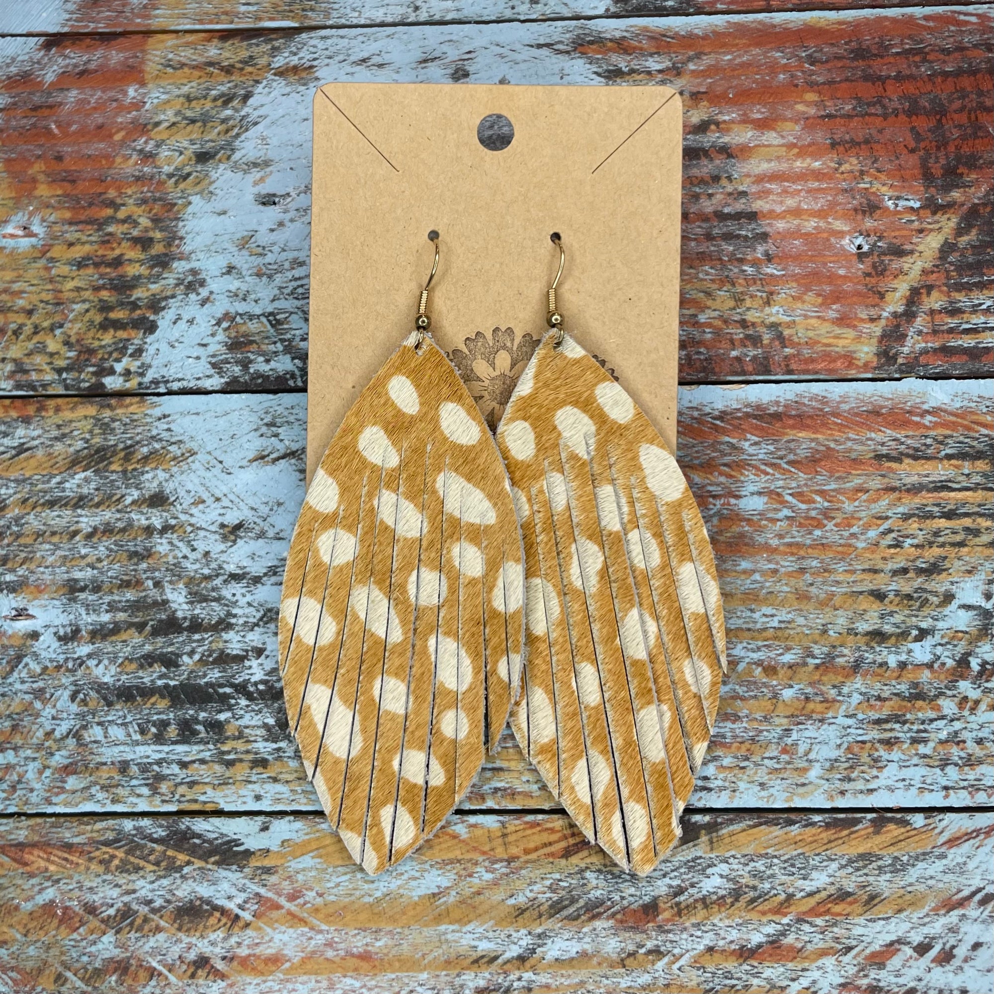 Earrings - Feathered & Fancy Fawn