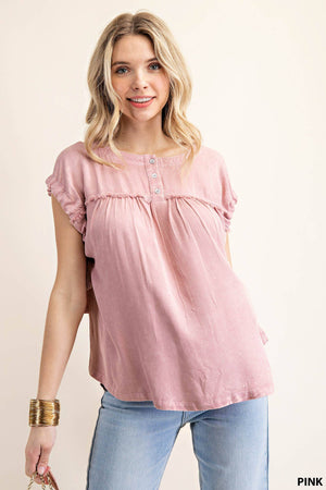 Kori Bookshop Babe Henley Top