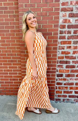 Kori Candy Corn Princess Maxi Dress