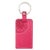 Keychain - All Things are Possible Pink Faux Leather - Matthew 19:26