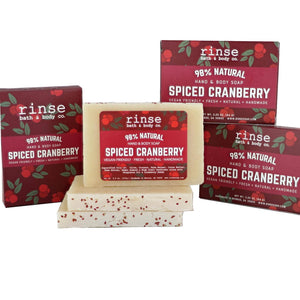 Rinse Holiday Mini Soap - Spiced Cranberry