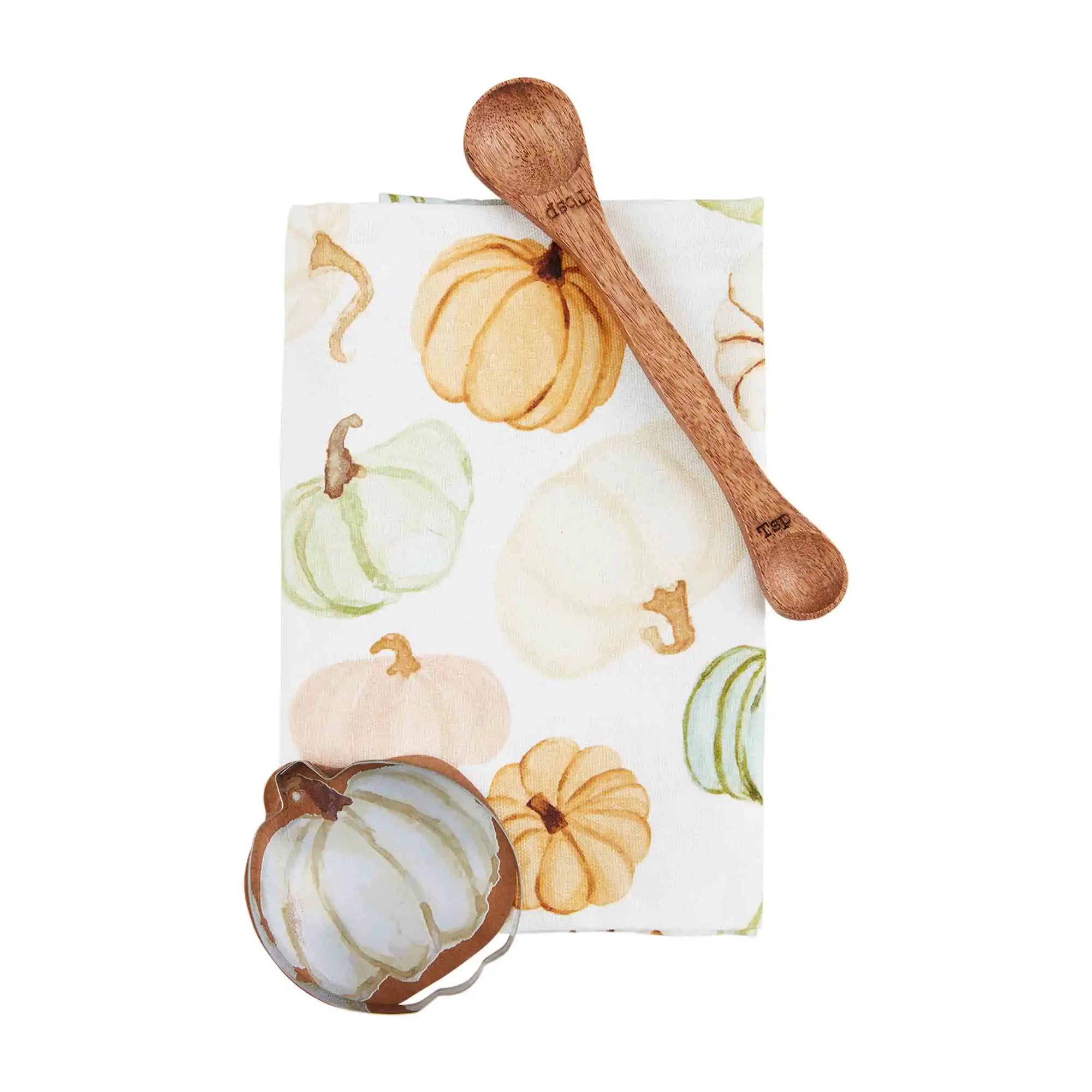 Mud Pie Towel Set - Multicolor Pumpkin