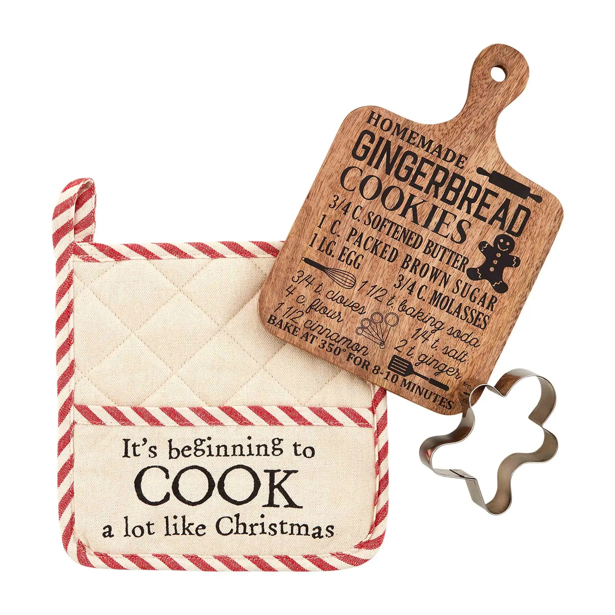 Mud Pie Board - Cook Like Christmas Set