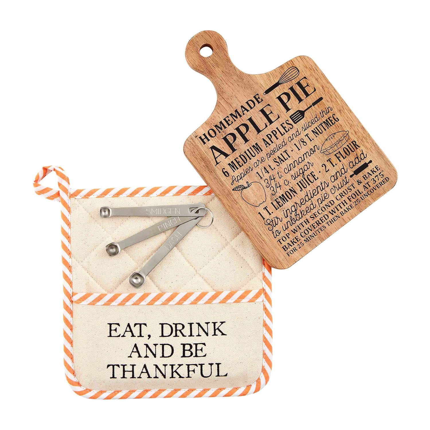 Mud Pie Board - Eat Drink & Be Thankful Set