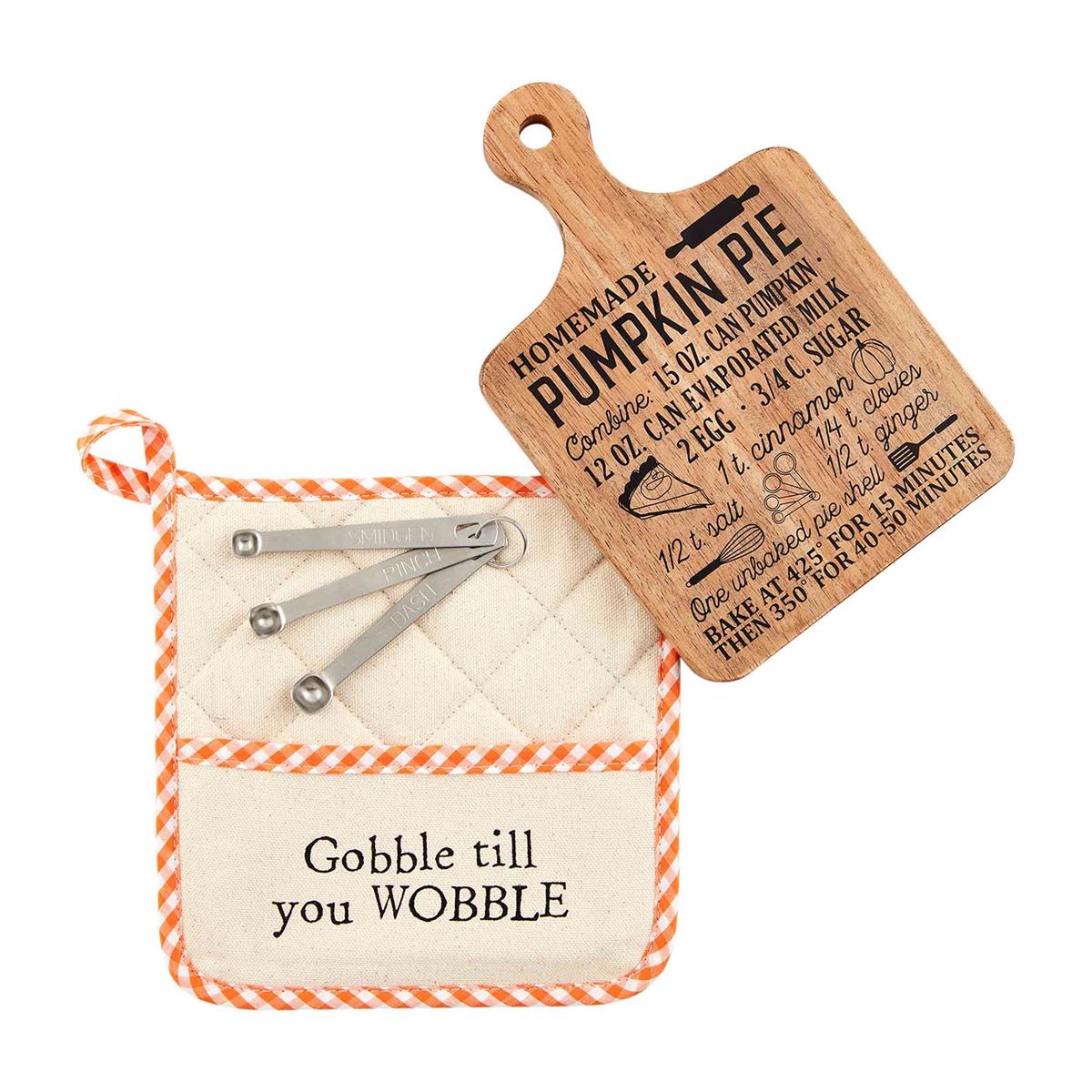 Mud Pie Board - Gobble Till You Wobble Set