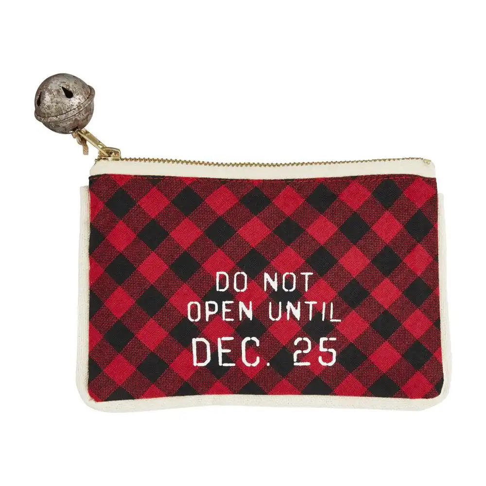 Gift Pouch - Do Not Open Until Dec. 25