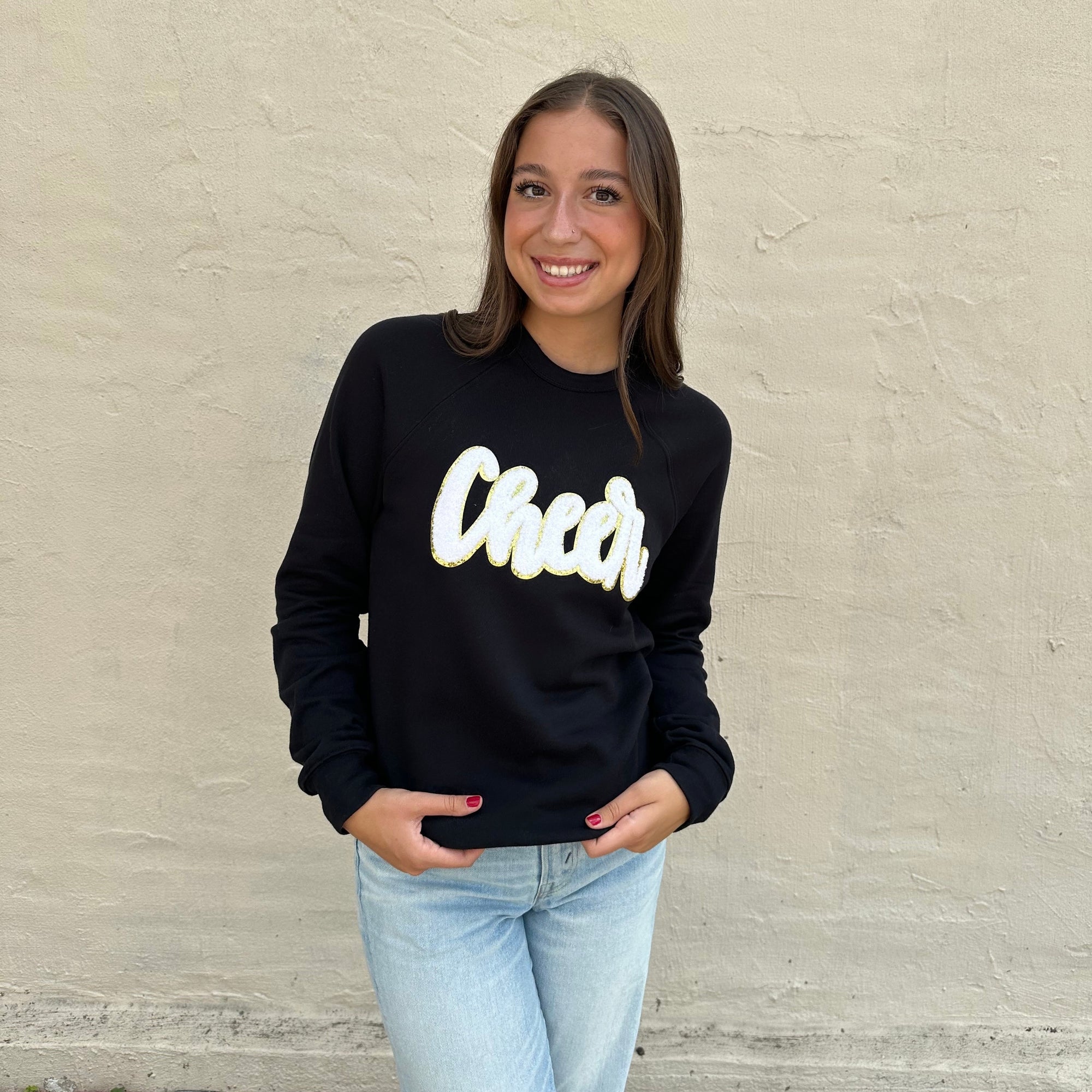 Graphic Sweatshirt - Bella+Canvas Chenille Cheer