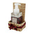 Red Check Soap and Guest Towel Basket Set