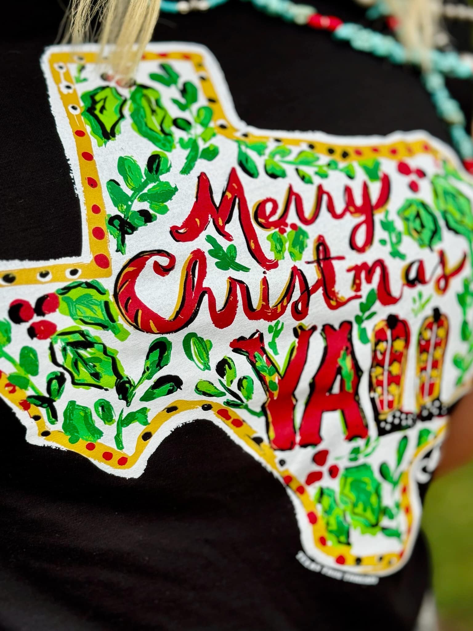 Christmas Graphic Tee - Merry Christmas Y'all - Texas True Threads