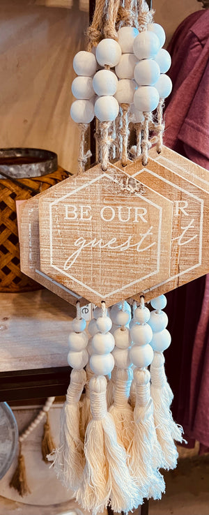 Be Our Guest Bead Hanger