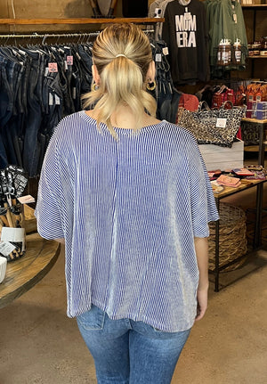 Zenana Stripe for the Pickin' Top - Various Colors!